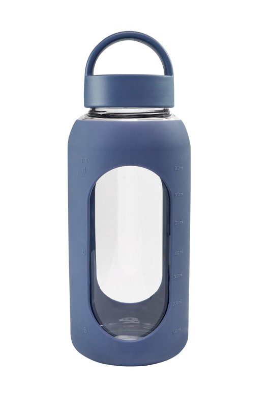 CILINDRO DE VIDRIO IDARA AZUL