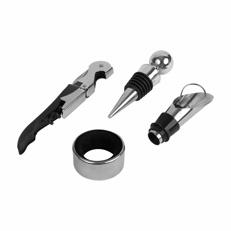 SET PARA VINOS ROTHMERE — NEGRO