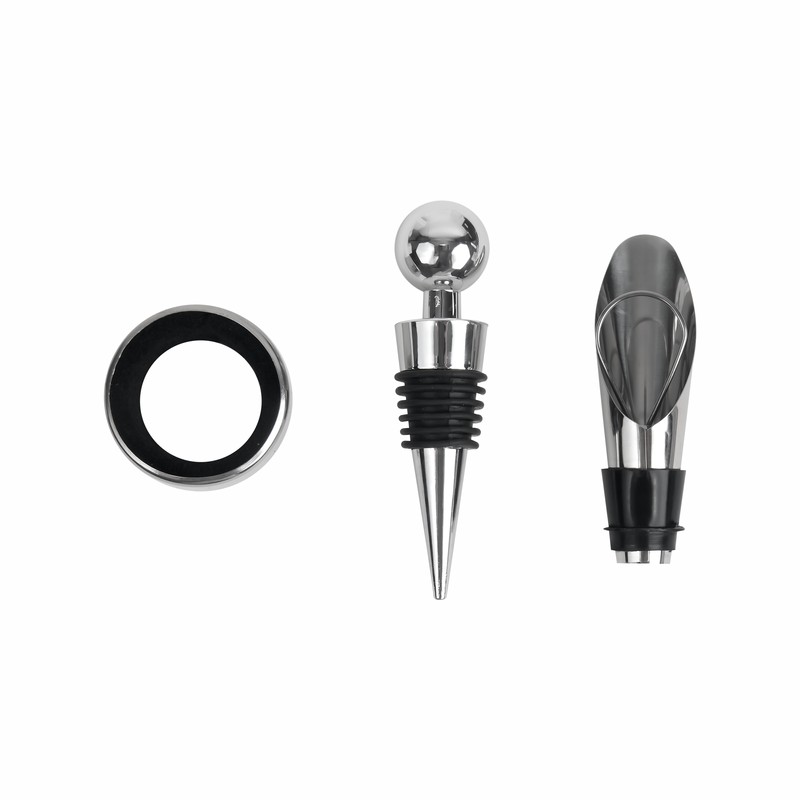 SET PARA VINOS ROTHMERE — NEGRO