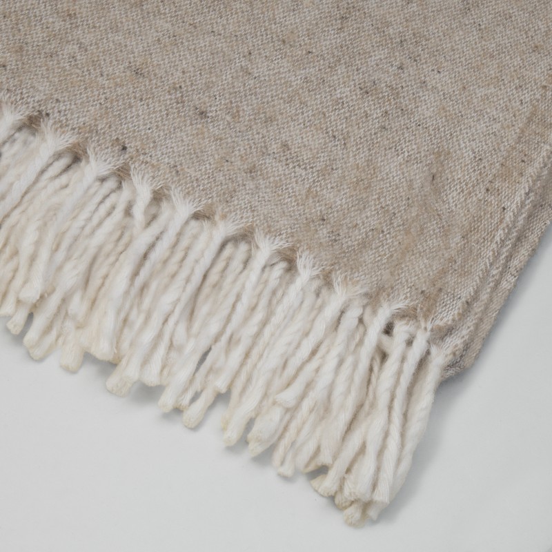 FRAZADA LUNA BEIGE