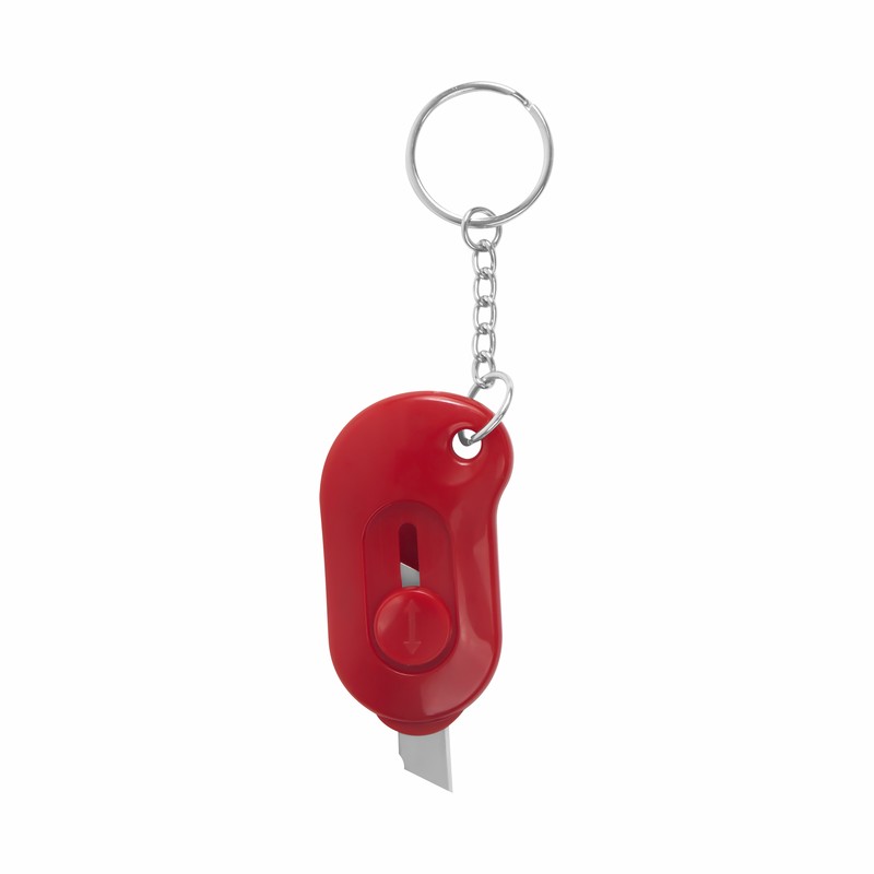 LLAVERO CÚTER LIO ROJO — ROJO