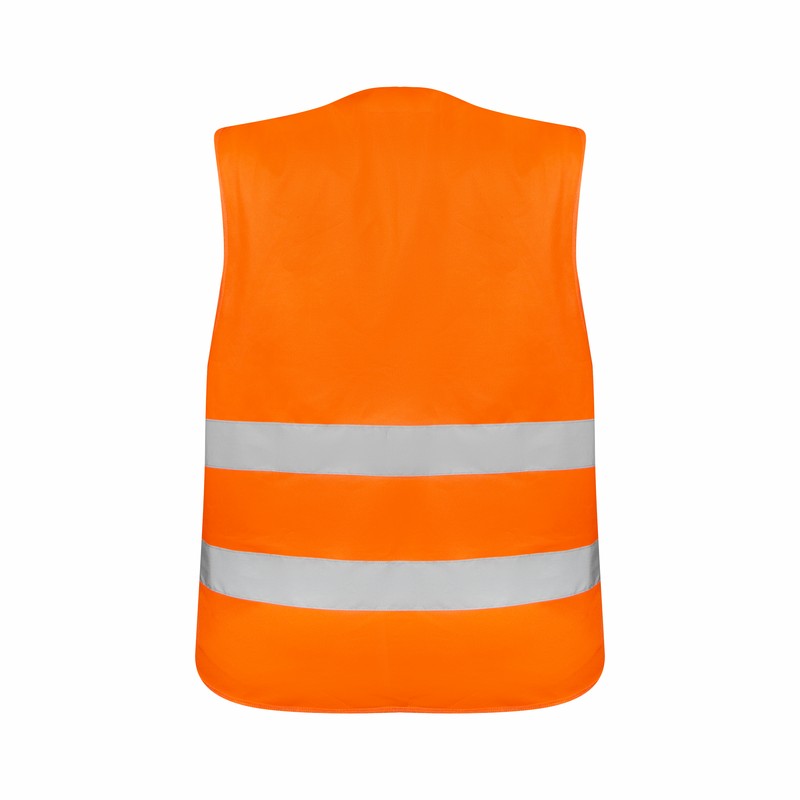 CHALECO DE SEGURIDAD SIKKER — NARANJA