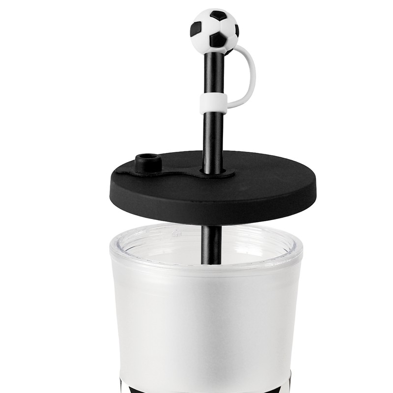 VASO SOCCER BLANCO Y NEGRO