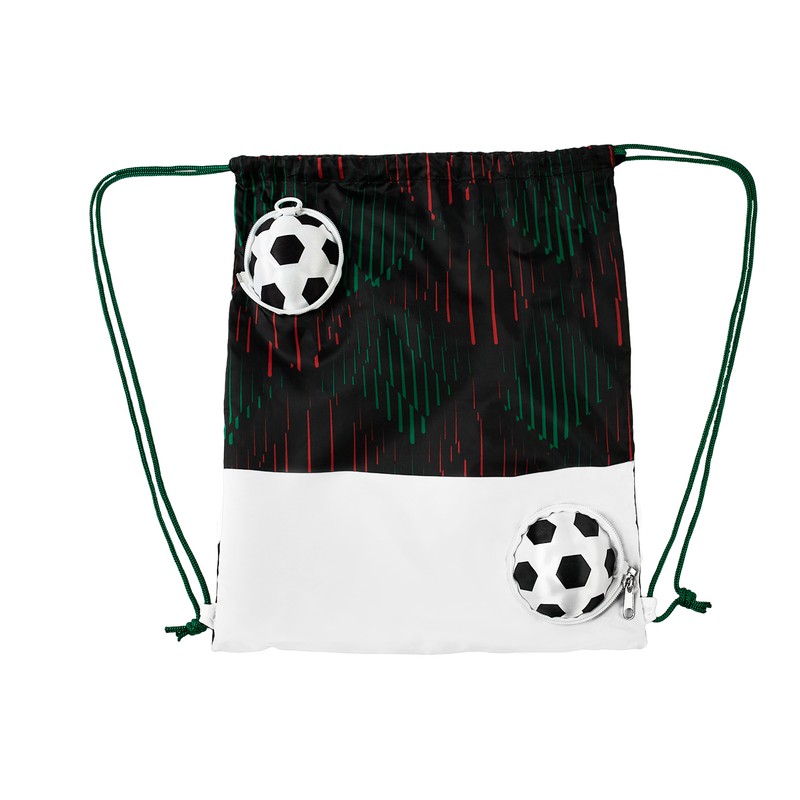 BOLSA-MOCHILA MÁGICA SOCCER NEGRO