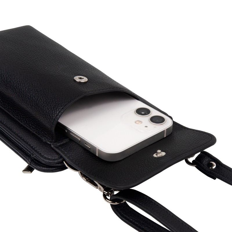 CARTERA PORTA PASAPORTE AVELINE NEGRO