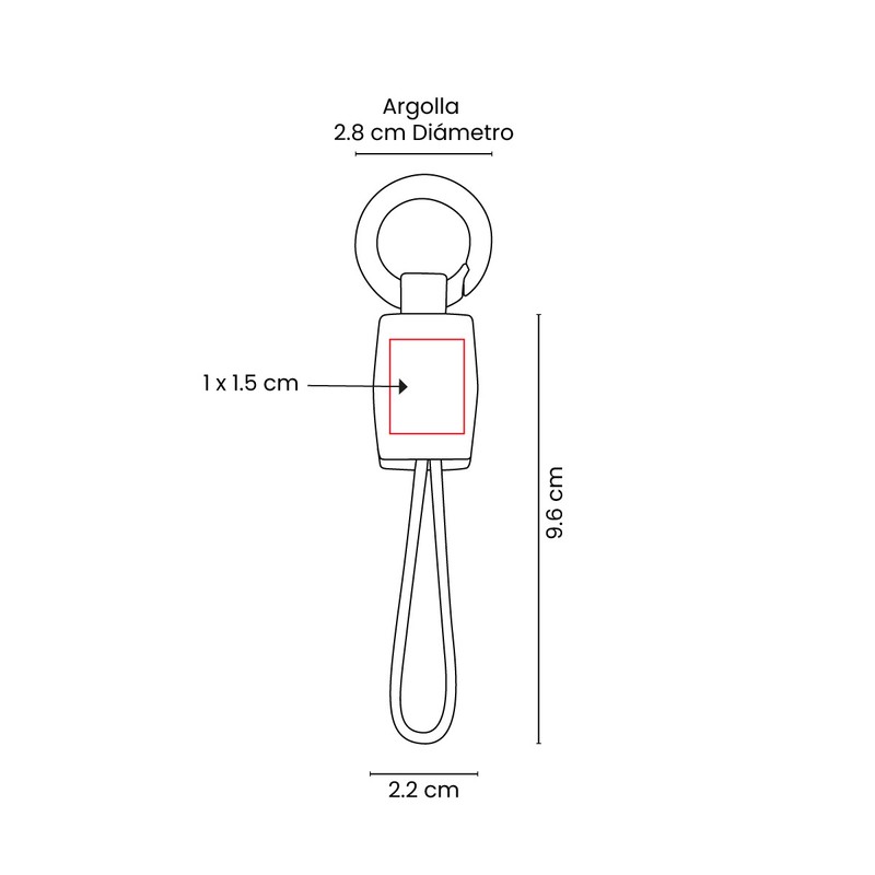 Diagrama técnico — LLAVERO STROP