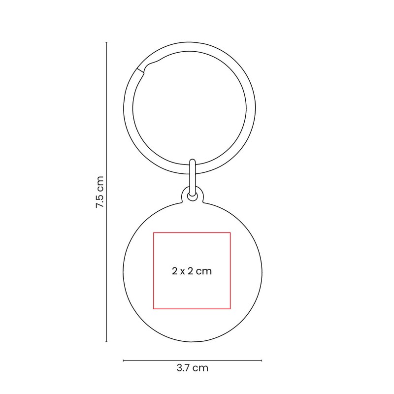 Diagrama técnico — LLAVERO KORB
