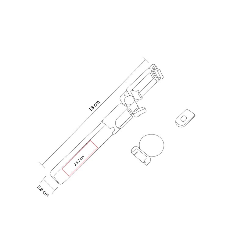 Diagrama técnico — SELFIE STICK LITE